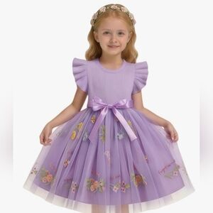Toddler Girl Summer Tulle Ruffle Dress NWT